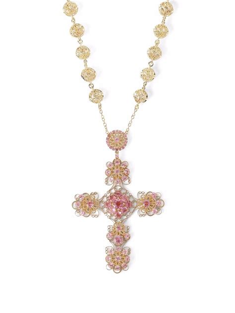 dolce gabbana pizzo|Pizzo 18kt yellow gold tourmaline necklace .